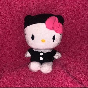 RARE goth mime clown hello kitty plush